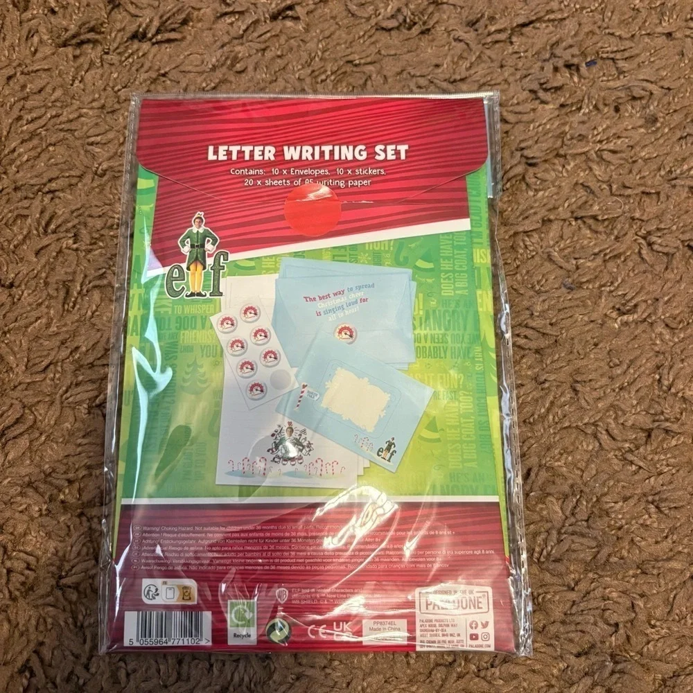 Elf Christmas Letter Writing Set Holiday Spirit Dear Santa Christmas Activity